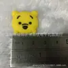 Folha de desenho animado fofa 2,5CM-3CM sobre acessórios para celular DIY acessórios de borracha macia patch de acessórios