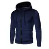 Outono e inverno de 2023 novo cardigã casual de moda masculina com capuz suéter casaco masculino jovem direto da fábrica
