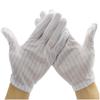 Protección Laboral Ropa de Trabajo Resistente al Desgaste Antideslizante Guantes de Trabajo Rayados de Cinco Dedos Guantes a Prueba de Polvo Antiestáticos Guantes Antideslizantes Venta al por Mayor