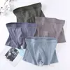 Ropa interior de algodón para hombre de cintura media para verano, talla grande holgada, transpirable, boxers juveniles, pantalones de cuatro esquinas a rayas para niños