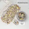 Use material de manicure para unhas lantejoulas brilhantes atacado flash ultra-fino rosa estrela de cinco pontas coração misturado patch de unha