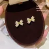 Pendientes de Moda de Aguja de Plata 925 con Cubos de Perla de Venta Caliente Pendientes Dulces de Nicho de Gama Alta Pendientes de Diseño Exquisito