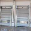 Puerta Rápida de Aleación de Aluminio, Puerta Rápida Espiral Dura Metálica Resistente al Fuego, Puerta Turbina de Inducción Automática para Almacén Industrial