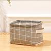 Caja de Almacenamiento de Tela de Algodón y Lino para Ropa Caja de Almacenamiento para Oficina en Casa Cesta de Almacenamiento de Escritorio Contenedor de Almacenamiento para Artículos Varios Cubo de Almacenamiento Organizador Almacenamiento