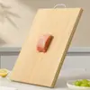 Tabla de Cortar Antibacteriana Good Housekeeper para Uso en el Hogar, Tabla de Cortar Antimoho, Tabla de Cocina, Tabla de Bambú, Tabla de Madera Maciza para Dormitorio, Tabla para Cuchillos