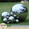 304 aço inoxidável decoração decorativa bola oca 1,0 MM de espessura quadrado parque bola flutuante bola de espelho de metal bola de aço