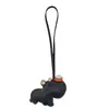 Chaveiro de Couro de Capivara Fofo Pingente Criativo para Bolsa de Presente Decoração Costurada à Mão Venda por Atacado