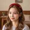 Moda Coreana Otoño e Invierno Diadema de Esponja Colorida para Mujer con Efecto Favorecedor, Diseño de Corona Alta, Diadema Elegante, Accesorio para el Cabello Versátil y Sencillo