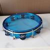 Instrumento de percussão pandeiro ajustável 10 polegadas cor pandeiro ajustável pandeiro prata pandeiro auto-sintonizável Orr