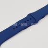 Adecuado para Apple Iwatch678910 Apple S12/11 Correa de Silicona de Color Único Oficial para Reloj Deportivo Ultra4