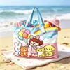 Bolsa de almacenamiento para colcha de jardín de infantes con estampado de dibujos animados, bolsa de equipaje grande para mudanzas, regalo para la vuelta al cole, bolsa de colcha portátil