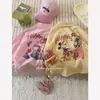 [Mickey Dulce] Nueva Camisa de Algodón Puro a Cuadros de Mickey de Dibujos Animados Dulces para Primavera/Verano 2026, Versátil y Usable en Tres Estaciones