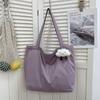 Novo estilo de bolsa de ombro feminina de grande capacidade, bolsa de tecido Oxford impermeável, bolsa tote simples e casual