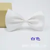 Fabricante de Pajaritas Infantiles en Stock, Accesorios Elegantes y Modernos de Poliéster para Mascotas, Diadema de Color Sólido y Flor para el Pecho, Pajarita de Bebé de un Solo Color