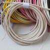 Cordón de Cuero Trenzado Redondo Envuelto en Núcleo de Cuero PU Estilo Miu Adecuado para Correas de Bolso/Colgantes/Decoraciones/Cinturones/Accesorios
