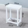 R* Taburete Cuadrado Simple Taburete de Comedor Silla de Entrenamiento para Mesa de Comedor en Casa Taburete de Hierro de Madera Taburete de Color Elevación Adulto Taburete de Taller de Fábrica