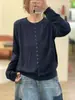 Suéter Pulóver de Punto Nuevo Otoño/Invierno 2026, Cuello Redondo, Color Sólido, Manga Larga, Corte Holgado, Versátil, Tejido Elegante, Cárdigan Básico para Mujer
