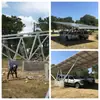 Fornecimento direto do fabricante: Estrutura de Alumínio para Carport Fotovoltaico, Suporte de Liga de Alumínio para Carport Solar, Estacionamento Fotovoltaico
