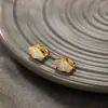 Brincos de Clipe Xuping Liga de Cobre Banhados a Ouro 24K para Mulheres, Brincos Argola Fashion de Luxo Leve e Temperamento, Joias Personalizadas Coreanas