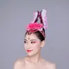 Flor de Cabeza de Xishuangbanna Nuevo Estilo Étnico Performance Étnico Venta al por Mayor Escenario de Danza Clásica Performance de Baile Mujeres Modernas