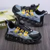 Zapatos Deportivos Nuevos para Niños Primavera/Otoño 2026 Malla Transpirable Antideslizantes Hebilla Giratoria Suela Suave Zapatos Ligeros Modernos