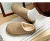 Pantuflas de Algodón Birkenstock para Mujer, Nuevo Estilo Otoño e Invierno, Zapatos de Algodón Cálidos Forrados de Polar, Pantuflas de Medio Zapato Perezosas sin Cierre, Pantuflas de Casa Planas con Suela de Piel