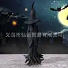Estátua de Bruxa Criativa Transfronteiriça de Halloween com Cipó de Árvore, Decoração de Cena de Festa de Halloween de Bruxa Negra Ornamento de Resina