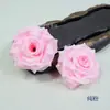 Flores artificiales de rosa, materiales DIY para hacer accesorios para el cabello, decoraciones para sombreros, decoraciones de boda, nuevas flores de rosa de diamante