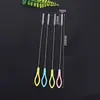 Acero Inoxidable 304 Mango de Nylon Cepillo para Popotes Cepillo para Popotes de Biberón Cepillo de Limpieza con Cerdas Suaves de Nylon en Espiral Empaquetado Individualmente