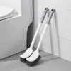 Cepillo para inodoro de limpieza de baño, cepillo para inodoro multifuncional de mango largo para uso doméstico, cepillo para inodoro montado en la pared, cepillo para inodoro de sentadilla