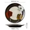 Vajilla en idioma Hua, adecuada para tazón de cerámica de estilo japonés, tazón de arroz simple y creativo para el hogar, tazón de fideos, tazón de sopa, plato, ligero defecto.