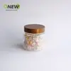 220ml frasco de plástico para envasado de fruta fría frasco para envasado de fruta deshidratada ciruela de piel amarilla fruta confitada kumquat snack denso