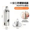 Grampo de fio, conector de luminária, grampo para cabo de aço, acessórios de ferragens para publicidade, conector de fio de suspensão para luz linear, grampo de fio