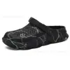 Nuevos Zapatos de Playa Ligeros de Verano Huecos Transpirables Estilo Coreano Personalizados para Exteriores Sandalias de Doble Uso Talla Grande Zuecos para Hombre