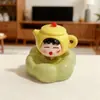Bule de Cerâmica Jingdezhen Desenho Animado Xiaoxin Criativo Giratório Divertido Decoração de Casa Ornamento de Carro Decoração de Mesa