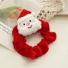 Nueva Cuerda para el Cabello de Santa Claus Estilosa Cuerda para la Cola de Caballo de Niña Moda Reno Anillo para el Cabello Intestino Pequeño Lazo Explosivo para el Cabello Accesorios para la Cabeza