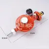 Válvula de Gas Doméstica de Alto Flujo, Estándar Nacional Nuevo, 1.2L con Detección de Fugas y Autocierre, Manómetro de Gas, Válvula de Gas Licuado para Uso Comercial