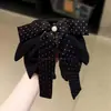 Accesorios para el Cabello de Alta Gama Retro Malla Lazo Pinza de Garra para Cola de Caballo Alta Pasador Adornos para el Cabello Elegantes y Chic Nuevo Estilo 2026