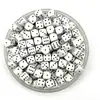 Tamiz de Plástico Dados Color Acrílico Cuadrado Cuentas Perforadas Cuadradas Cuentas de 8mm Material para Joyería DIY con Cuentas