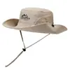 Sombrero de Sol de Verano para Hombre, Secado Rápido, para Exteriores, Montañismo, Deportes, Protección Solar, Malla Transpirable, Visera Solar, Sombrero de Sol Plegable, Sombrero de Pescador