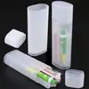 Estuche Portátil para Cepillo de Dientes, Caja de Polipropileno para Cepillo de Dientes y Pasta de Dientes, Caja Organizadora para Enjuague Bucal, Estuche de Viaje para Cepillo de Dientes, Estuche de Plástico para Cepillo de Dientes