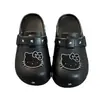Pantuflas Cerradas de Suela Gruesa con Pedrería y Estampado de Gato para Mujer 2026 Verano Lindas de Dibujos Animados Antideslizantes sin Cierre Medias Pantuflas