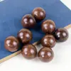 Cuentas Sueltas de Sándalo Dorado 20 mm Finamente Elaboradas Agujero Pequeño Nuevo Estilo Chino Joyería Cuentas de Hilo Hechas a Mano Cuentas de Madera DIY