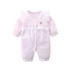 Macacão de bebê de algodão puro, nova chegada, primavera e outono, manga comprida, roupa de escalada para bebê caiaque, outono, recém-nascido 2657 algodão puro