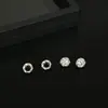 Nuevo Clip para Oreja para Hombre de Moda Microincrustado de Circonita de Gama Alta Elegante Oreja Sin Agujeros Magnético de Succión Hip-hop Distintivo Nicho Pendientes para Mujer