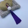 Recordando a Xiangfei Bola de Pelo de 12 cm Borla con Cuentas Colgante de Traje Antiguo Accesorios Hanfu Cheongsam Manualidades Accesorios de Vestimenta