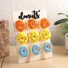 Estante de madera para donas, suministros para bodas, baby showers infantiles, festivales, manualidades para el hogar, adornos, decoración para fiestas de cumpleaños