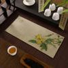 Paño de Cocina de Alta Calidad Extra Grande Engrosado Gamuza Pintada Paño de Cocina Limpieza Retro Mesa de Comedor Mesa de Centro Posavasos Absorbente