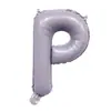 Globos de Papel de Aluminio de 16 pulgadas Color Morado Macarrón Morado Claro Letras A-Z Números 0-9 Decoración para Fiesta de Cumpleaños Globos Banner