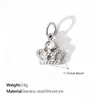 Moda Europea y Americana Exquisito Pequeño Labial Cara Sonriente Múltiples Dibujos Animados Color Mixto Colgante Pulsera DIY Collar Accesorios de Joyería